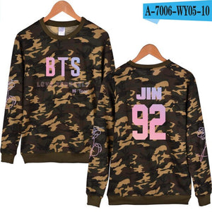 BTS LY V CAMOUFLAGE SWEATER